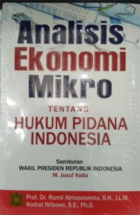 Image of Analisis Ekonomi Mikro tentang Hukum Pidana Indonesia