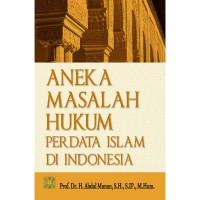 Image of Aneka Masalah Hukum Perdata Islam Di Indonesia
