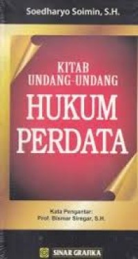 Image of KITAB UNDANG-UNDANG HUKUM PERDATA