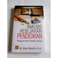 Image of Analisis Kebijakan Pendidikan